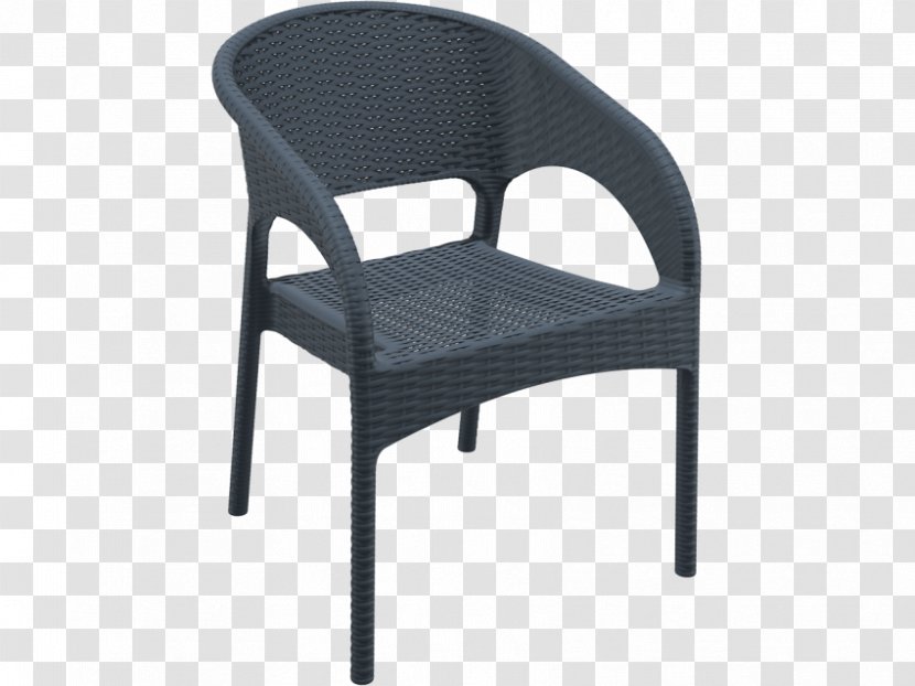 Table Chair Rattan Furniture Bar Stool - Armrest Transparent PNG