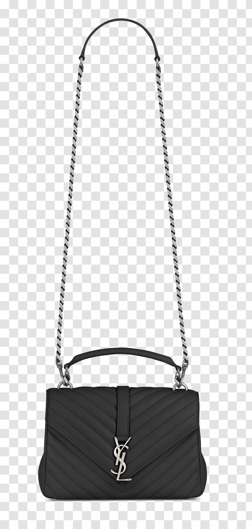 Yves Saint Laurent Handbag Leather Hermxe8s - Monochrome Photography - SaintLaurent Chain Bag Transparent PNG