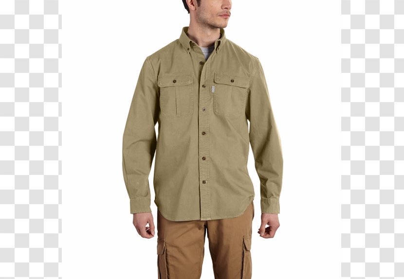 Long-sleeved T-shirt Carhartt - Coat Transparent PNG