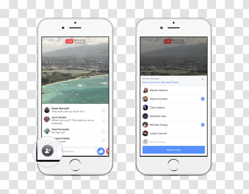 Facebook Live Meerkat Or Suricate Broadcasting Video - Mobile Device Transparent PNG