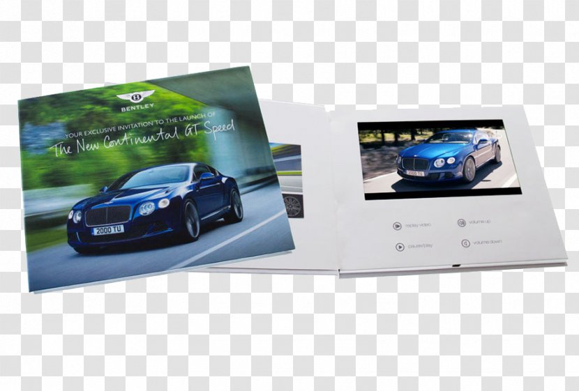 Graphics Cards & Video Adapters Computer Monitors Liquid-crystal Display Brochure - Model Car - Bentley Transparent PNG
