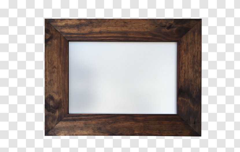 Window Picture Frames Mirror Photography Furniture - Wood Stain - Brown Frame Transparent PNG