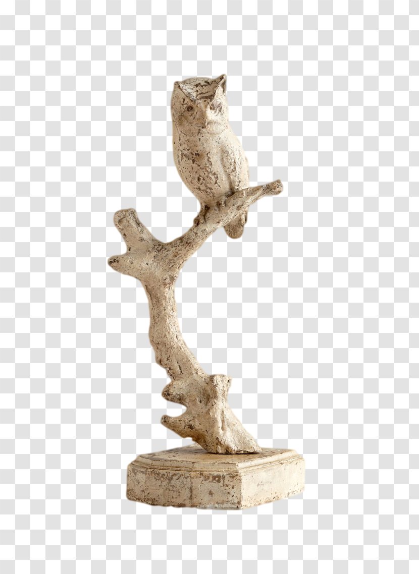 Owl Sculpture Wood Fauna 059 60 - Wisdom Transparent PNG