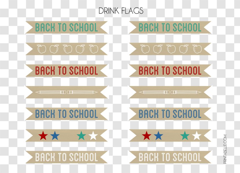 Drawing - Text - Back To School Party Transparent PNG