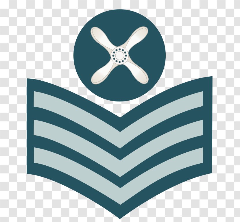 Staff Sergeant Military Rank British Army Officer Insignia - Teal Transparent PNG