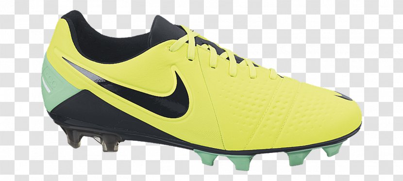 Nike CTR360 Maestri Yellow Navy Blue Football Boot - Running Shoe Transparent PNG