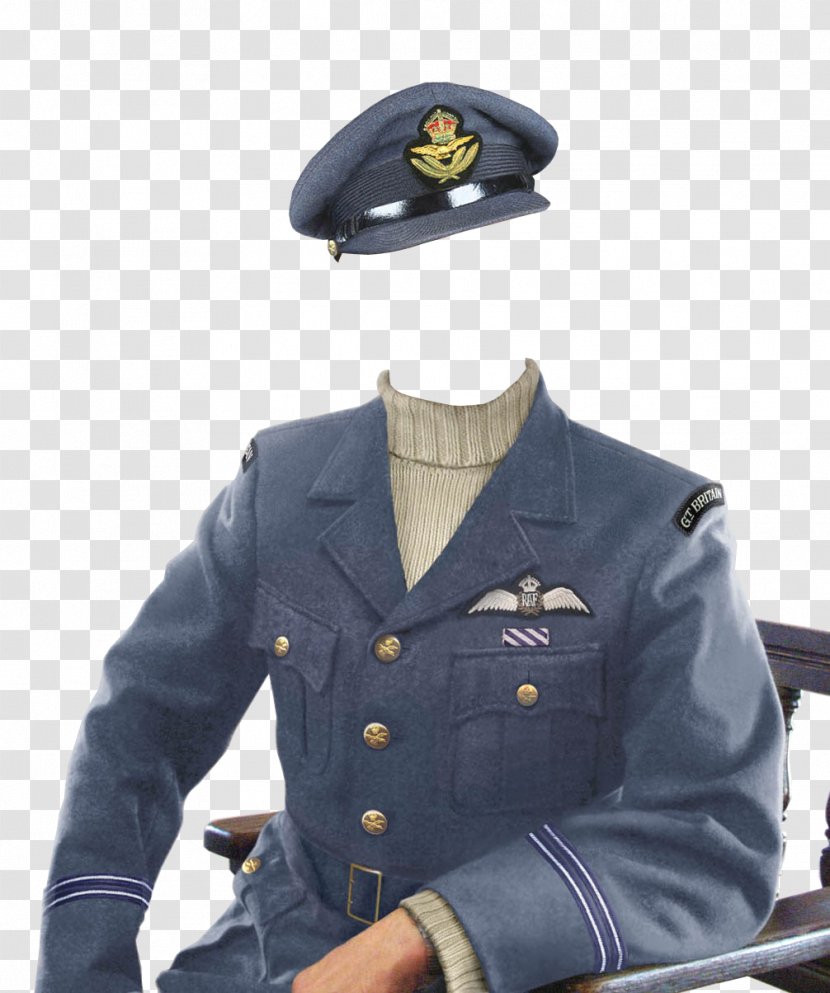 Second World War Military Uniform Captain - Sleeve - Pilot Transparent PNG