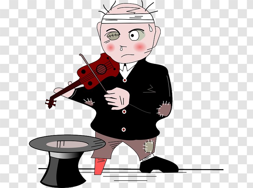 YouTube Meaning Musician Money - Male - Violin Cartoon Transparent PNG