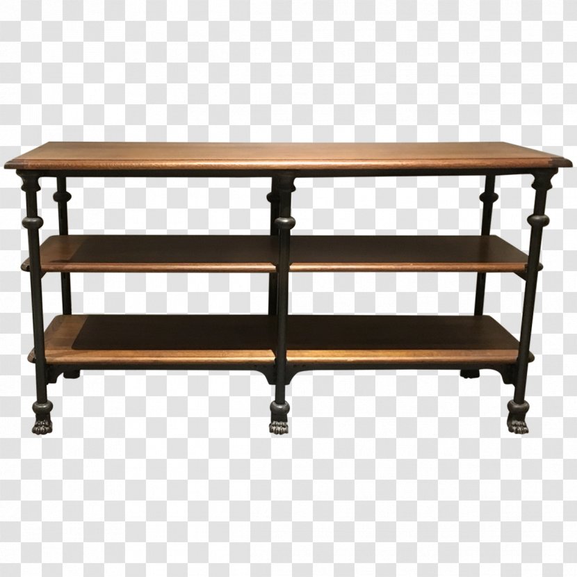 Table Shelf Bookcase Couch Kitchen - Rectangle - Iron Transparent PNG