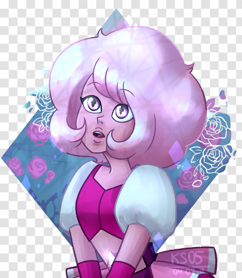 Pink Diamond Fan Art Pearl Gemstone - Cartoon - Steven Universe Transparent PNG