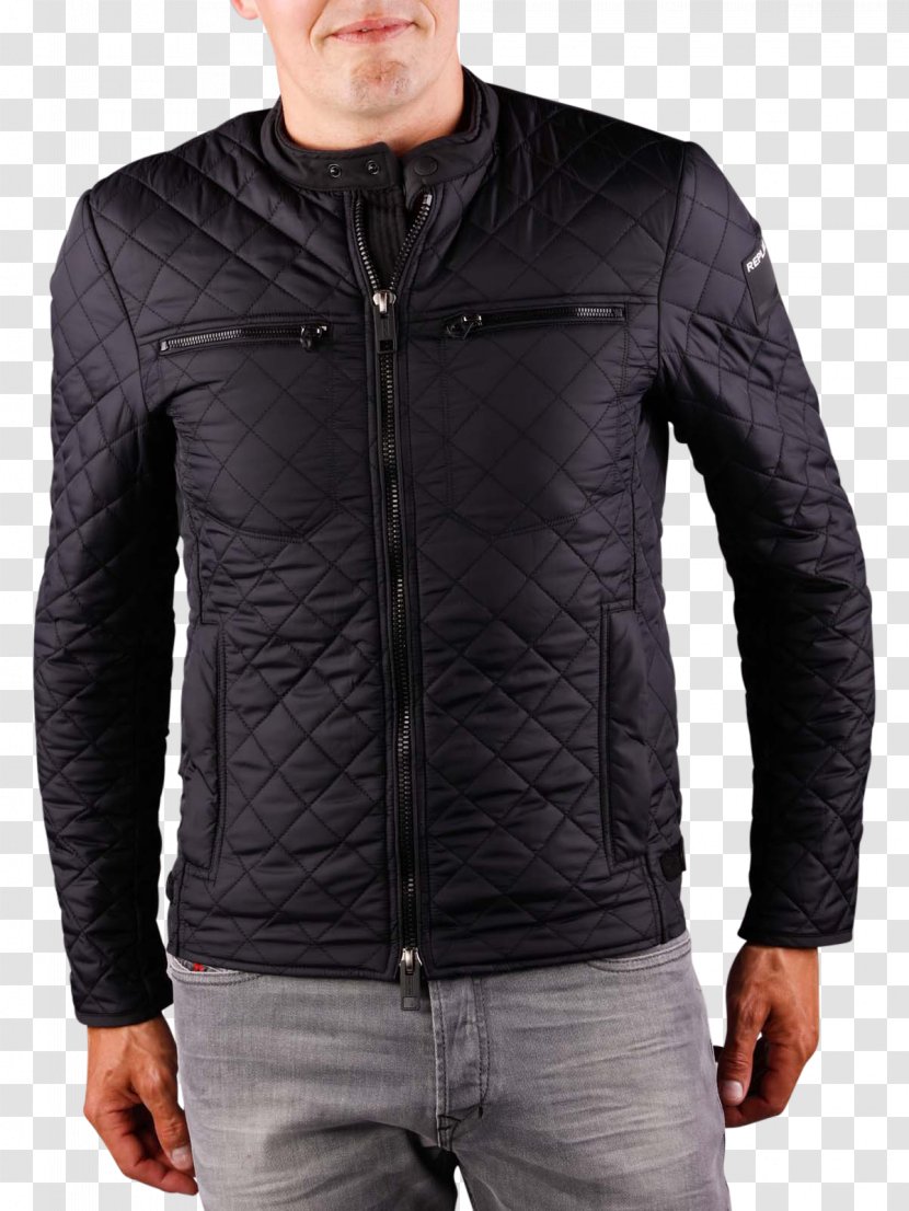 Leather Jacket Jeans Clothing Flight - Hood Transparent PNG