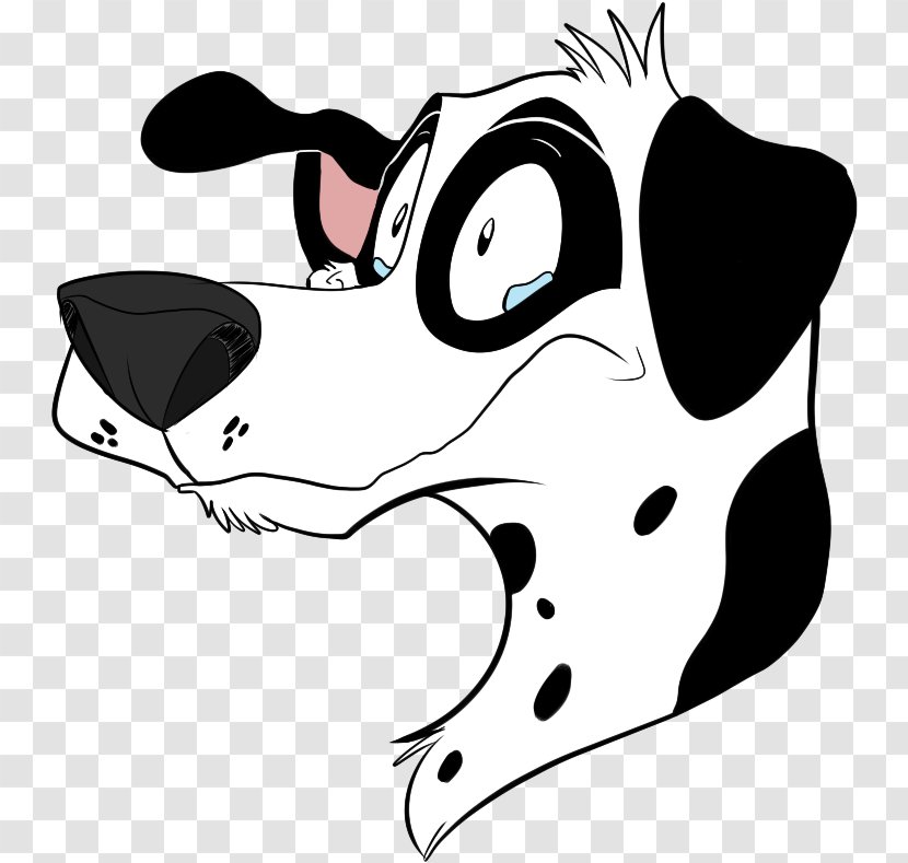 Dalmatian Dog Whiskers Clip Art Cat Horse - Character - Funny Dad Border Lover Transparent PNG