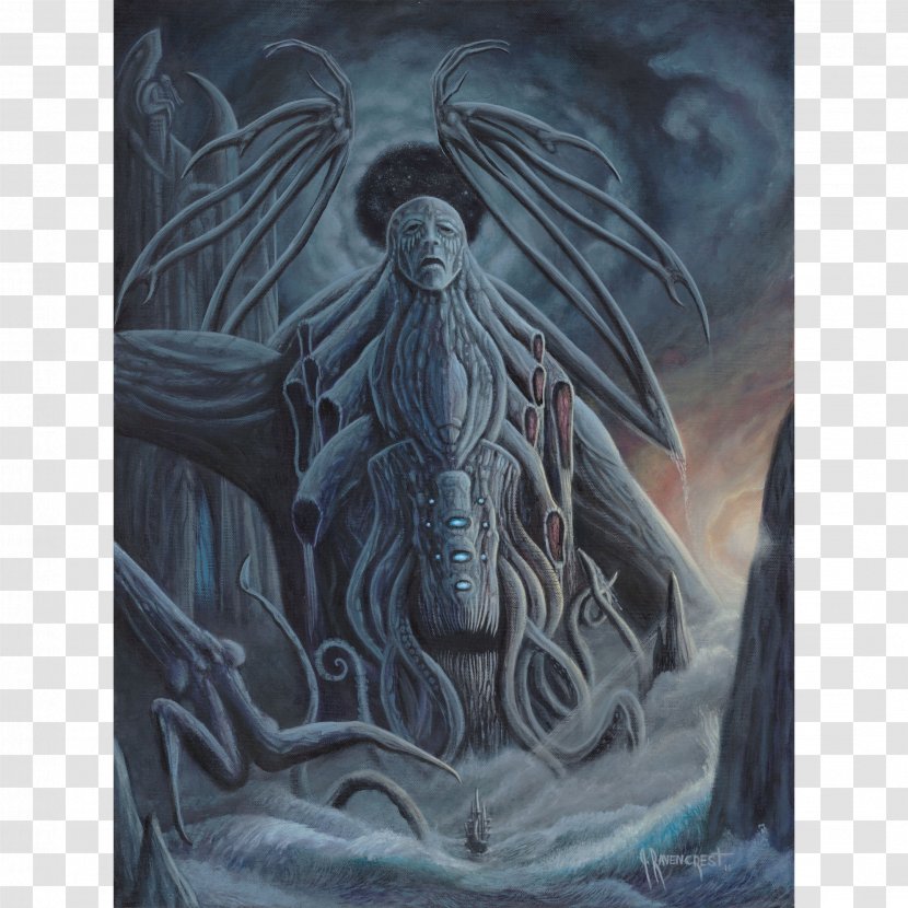 The Spawn Of Cthulhu Art Museum Visionary - Supernatural Creature - Painting Transparent PNG