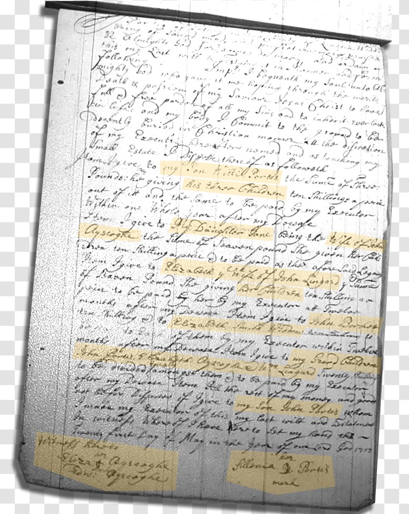 Document - Paper - Through The Looking-Glass Transparent PNG