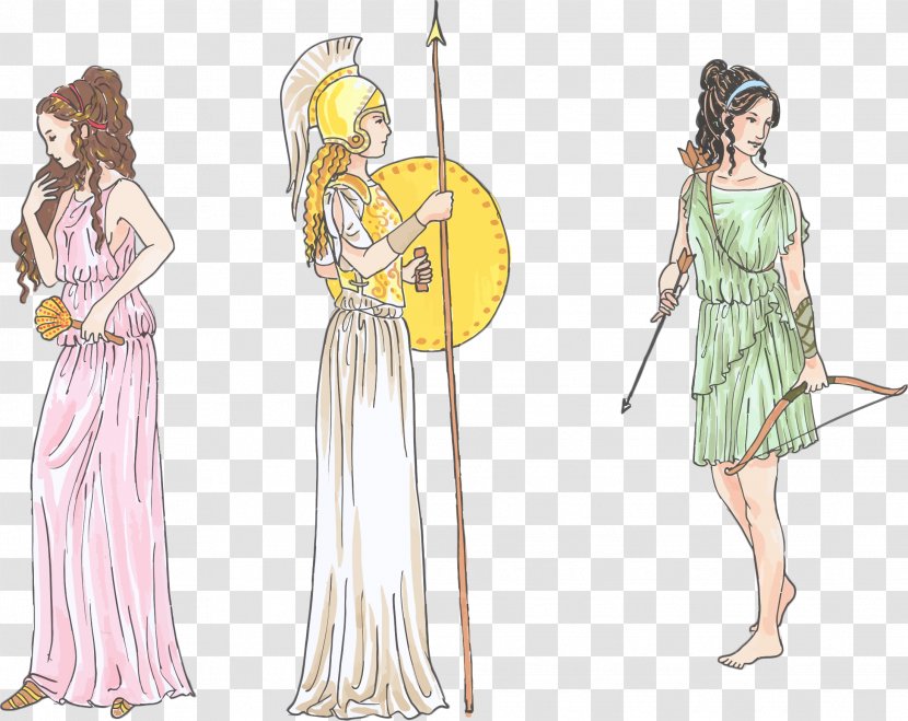 Artemis Persephone Greek Mythology Goddess Diana - Frame - Great Wall Of China Transparent PNG