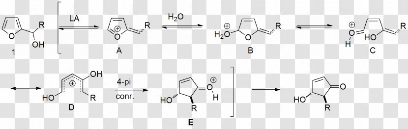 Piancatelli Rearrangement Reaction Nazarov Cyclization Electrocyclic Alkyne - Cartoon - Tree Transparent PNG