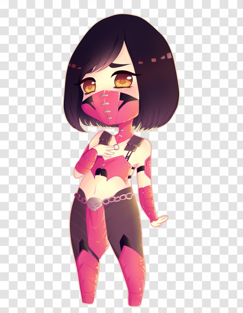 Doll Cartoon Pink M Character - Magenta Transparent PNG