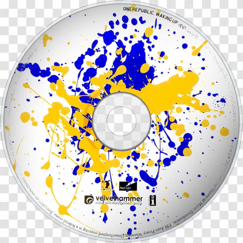 Compact Disc Graphic Design Waking Up Circle - Onerepublic Transparent PNG