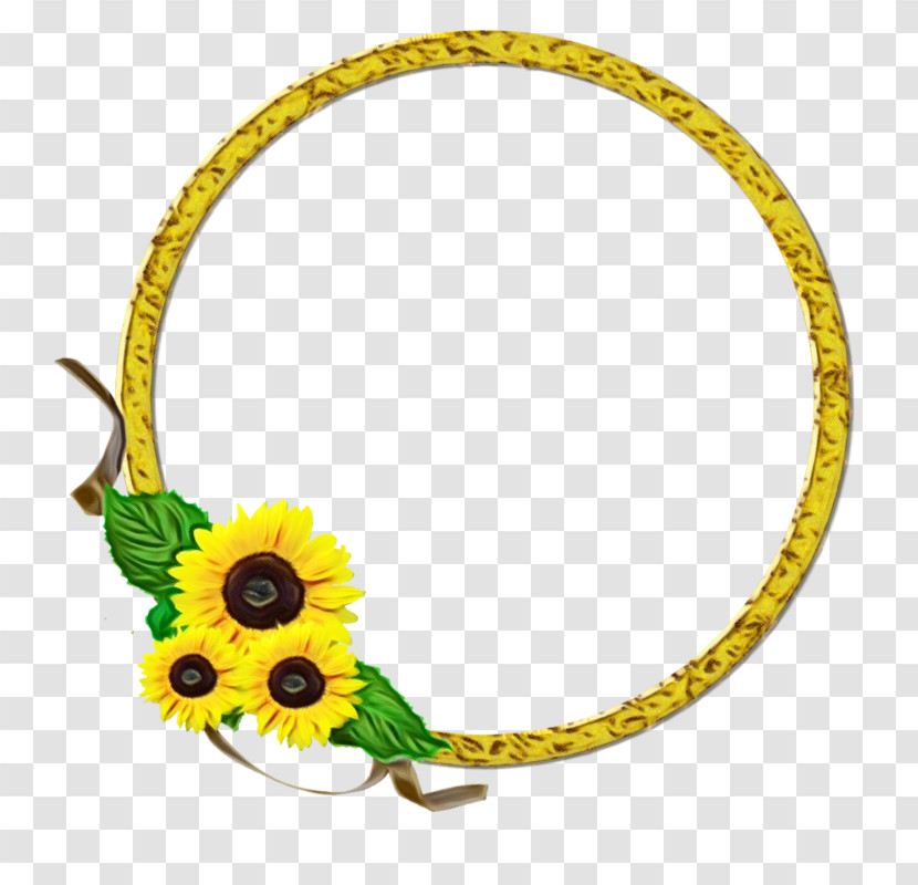 Cut Flowers Yellow Flower Jewellery Human Body Transparent PNG
