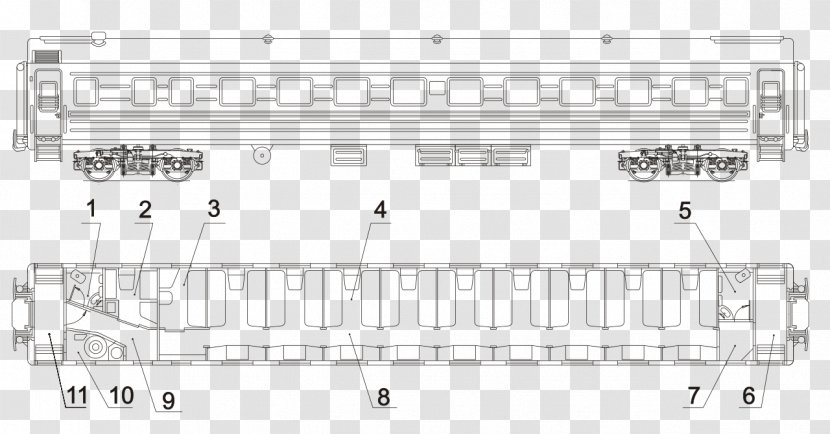 Tambur Passenger Car Door Tambour Railroad - Watercolor Transparent PNG