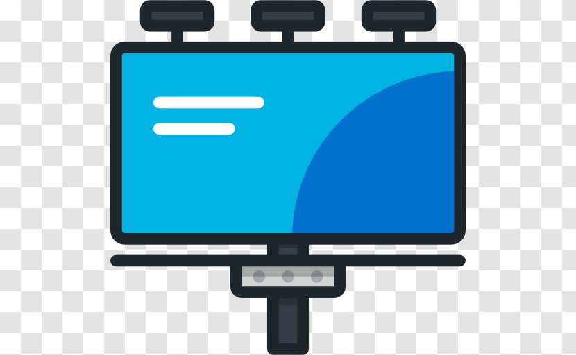 Advertising Information Service Text - Computer Monitor - Billboard Vector Transparent PNG