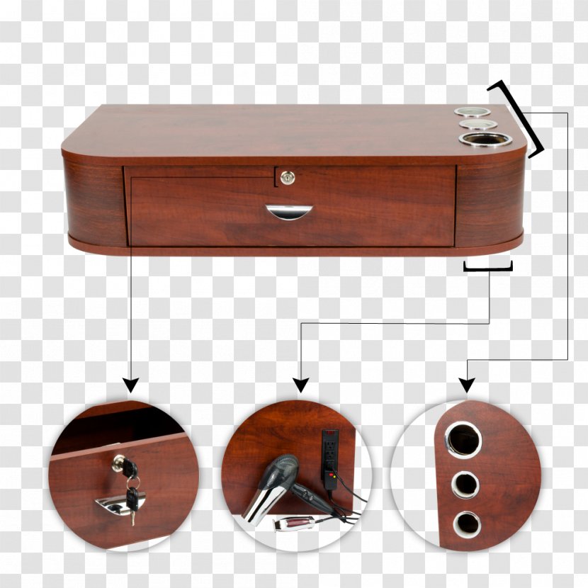 Table Drawer Floating Shelf Furniture - Box Transparent PNG