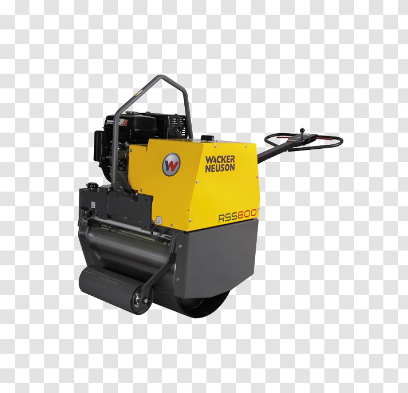 Wacker Neuson Road Roller Compactor Architectural Engineering - Quip Transparent PNG