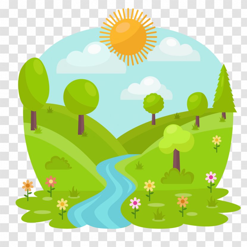 Download Cartoon - Leaf - A Small River Under The Sun Transparent PNG