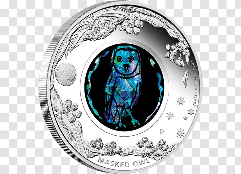 Perth Mint Silver Coin Opal - Proof Coinage Transparent PNG