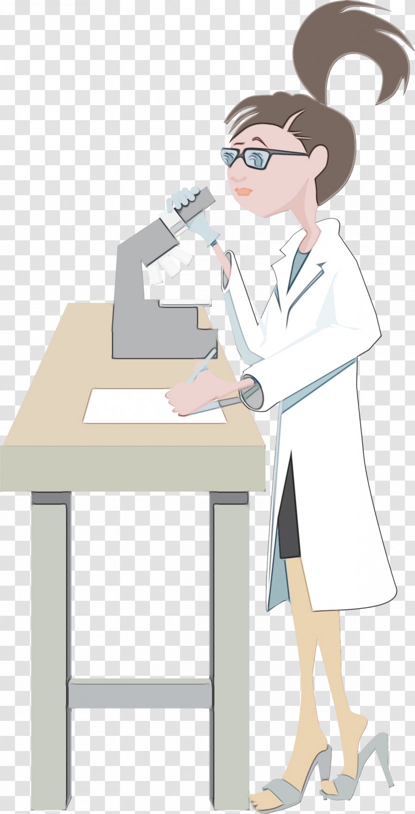 Job Cartoon Employment White-collar Worker Clip Art - Paint - Secretary Physician Transparent PNG