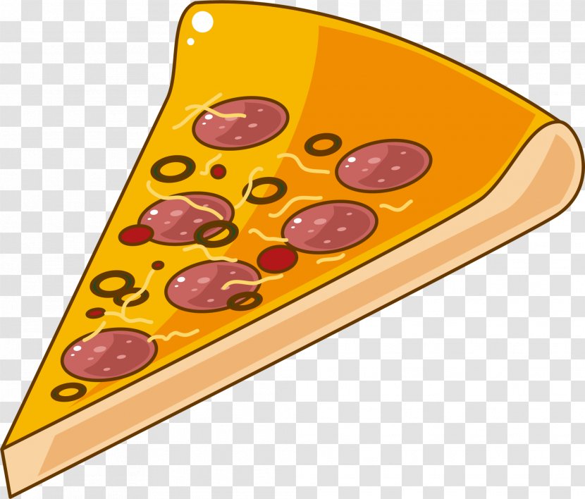 Pizza Yellow Red Clip Art - White - Delicious Transparent PNG