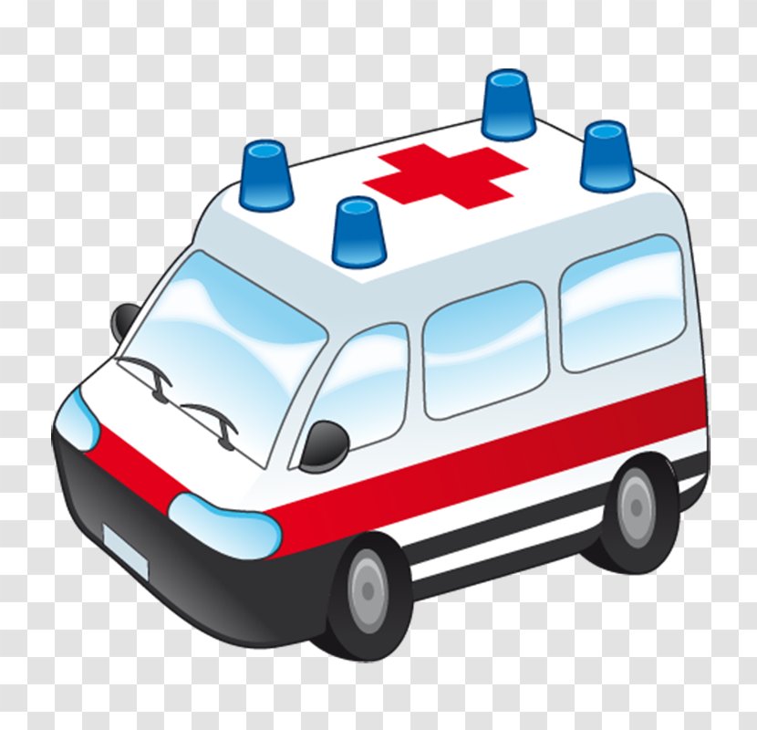 Cartoon Drawing Vehicle - Emergency - Car Transparent PNG