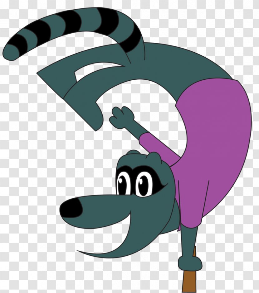 Green Animal Character Clip Art - Fiction - Raccoon Painting Transparent PNG
