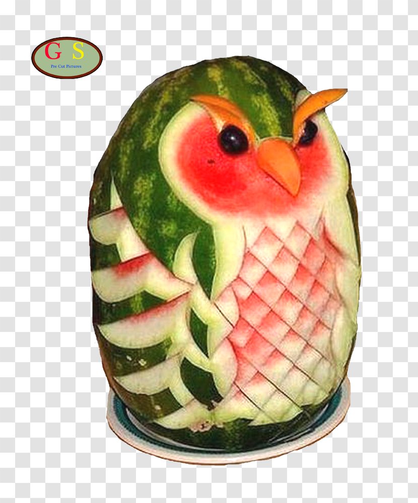 Fruit Carving Salad Food - Cucumber Gourd And Melon Family - Funny Transparent PNG