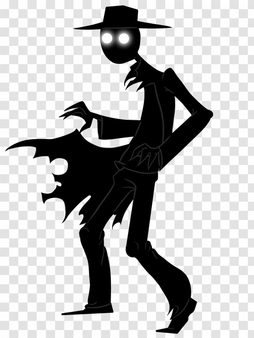 Boogeyman Cartoon Silhouette - Character - Hairstyle Card Transparent PNG