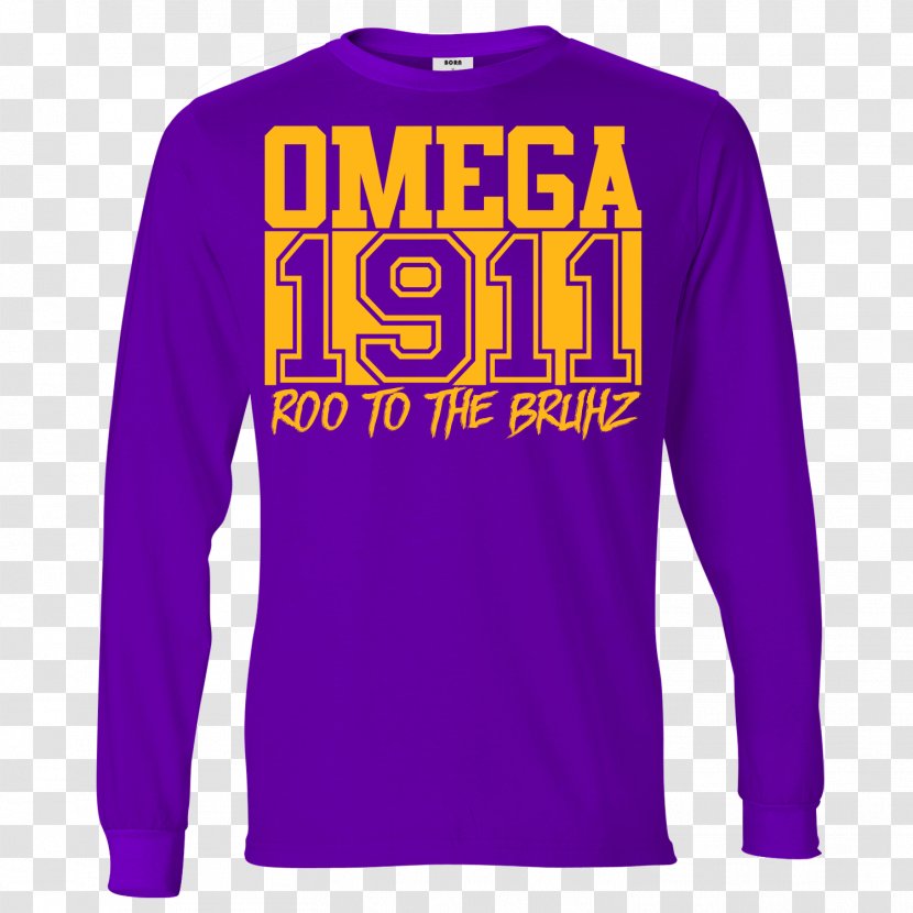 Long-sleeved T-shirt Omega Psi Phi - Top Transparent PNG