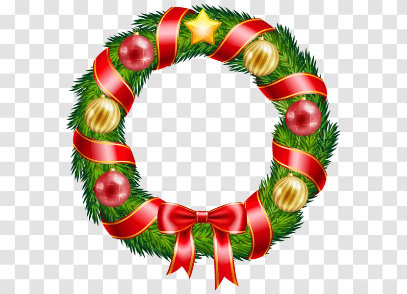 Christmas Wreath Clip Art - Decor - Blue Transparent PNG