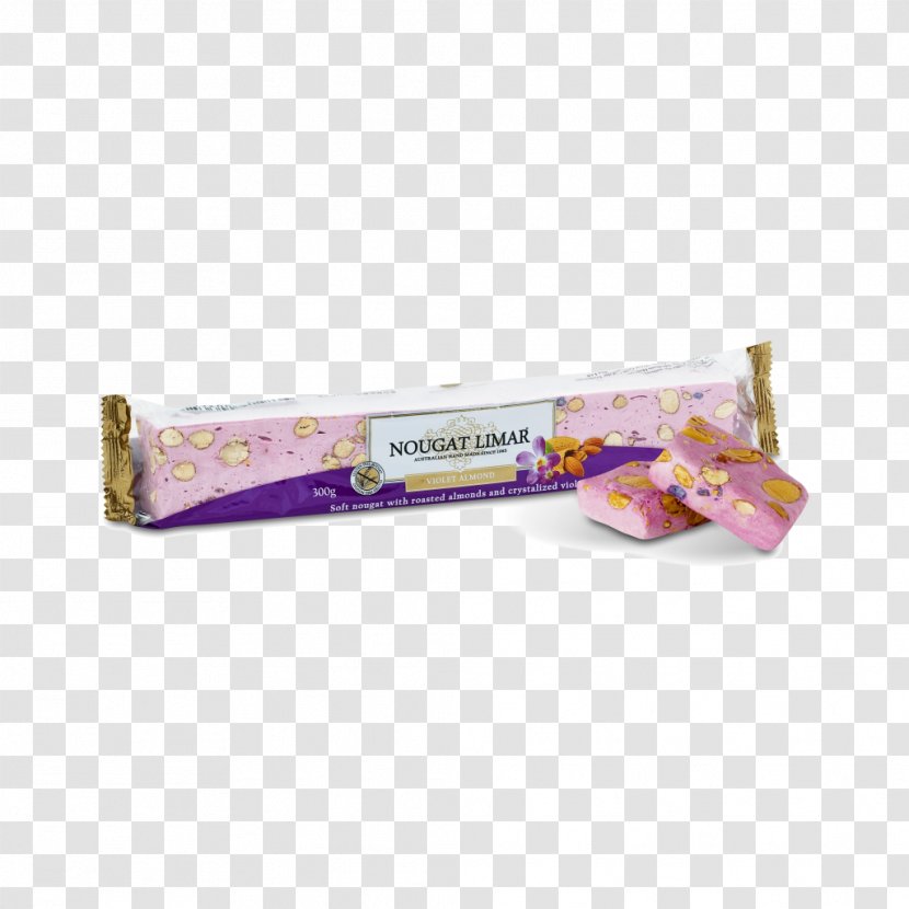 Bonbon Nougat Brittle Fudge Chocolate - Magenta - Almond Transparent PNG