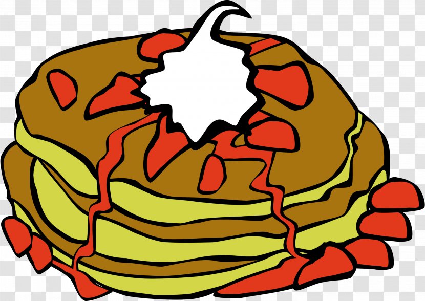 Pancake Breakfast Brunch Fast Food Clip Art - Watercolor - Snack Bar Cliparts Transparent PNG