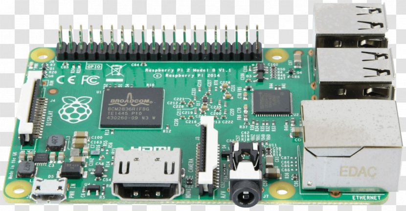 Raspberry Pi Single-board Computer 64-bit Computing ARM Architecture - Network Interface Controller Transparent PNG