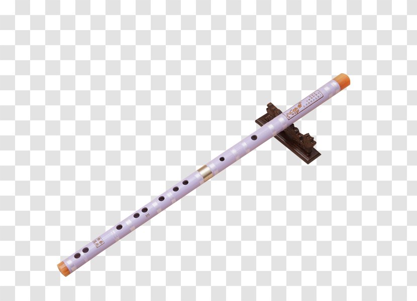 Flute Musical Instrument Bansuri Dizi - Silhouette - Purple Transparent PNG
