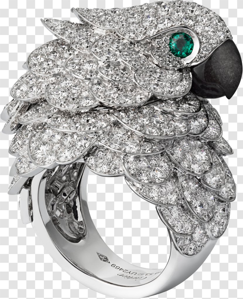 Parrot Cartier Ring Jewellery Diamond Transparent PNG
