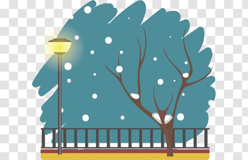 Season Winter - Landscape - Bench In Tree Transparent PNG
