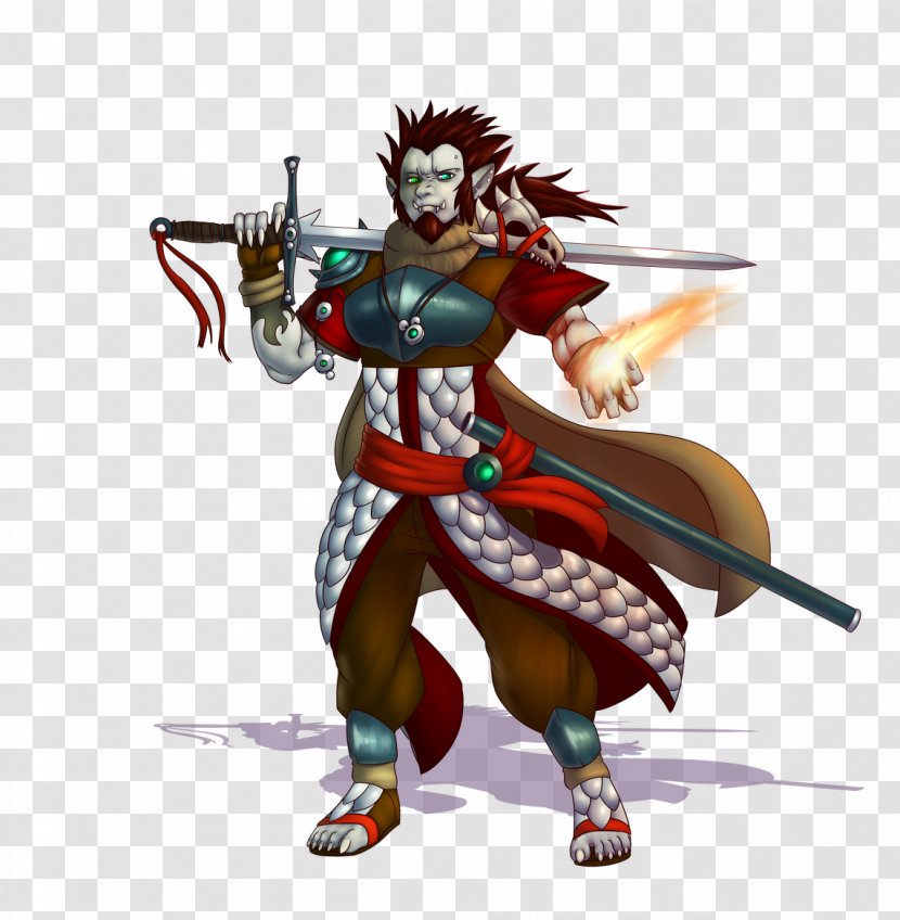 Pathfinder Roleplaying Game Dungeons & Dragons Half-orc Character - Cartoon Transparent PNG