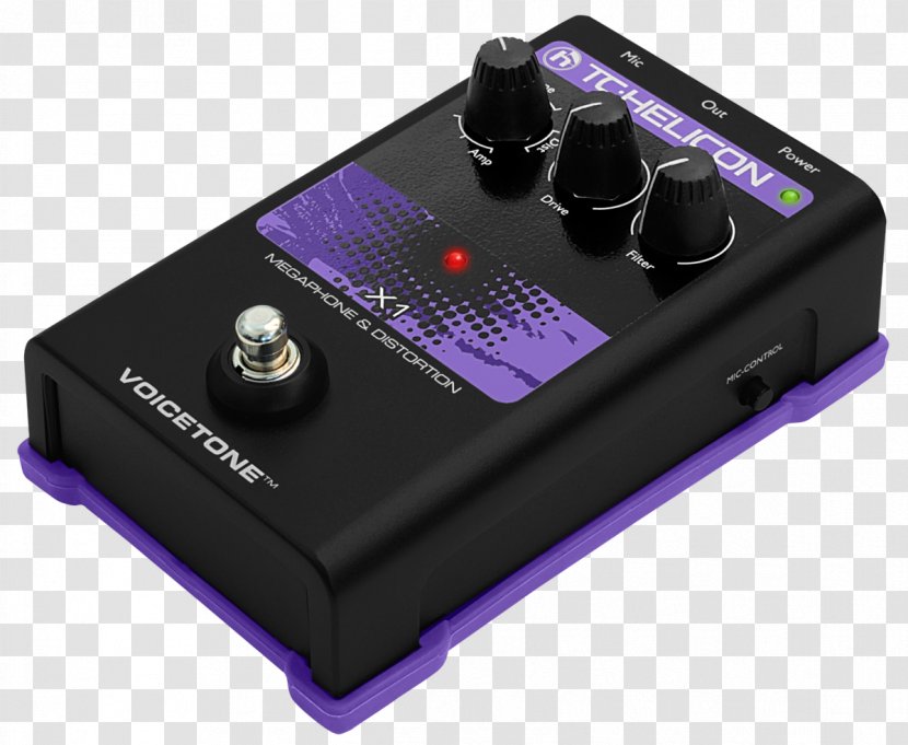 TC-Helicon VoiceTone X1 Effects Processors & Pedals TC Helicon H1 Electronic - Flower - Tree Transparent PNG