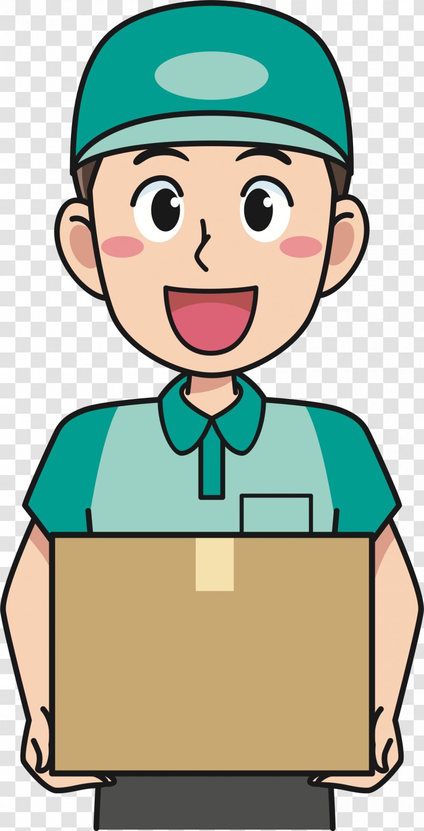 運輸業 運送 Recruitment Manufacturing - Material - Deliveryman Clipart Transparent PNG