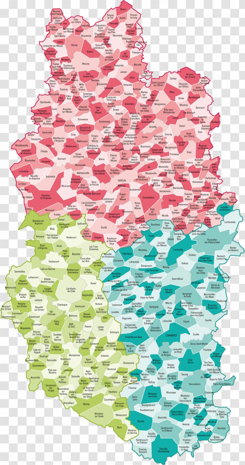 Verdun Bar-le-Duc Vigneulles-lès-Hattonchâtel Commercy Map - Barleduc - Cousances Transparent PNG