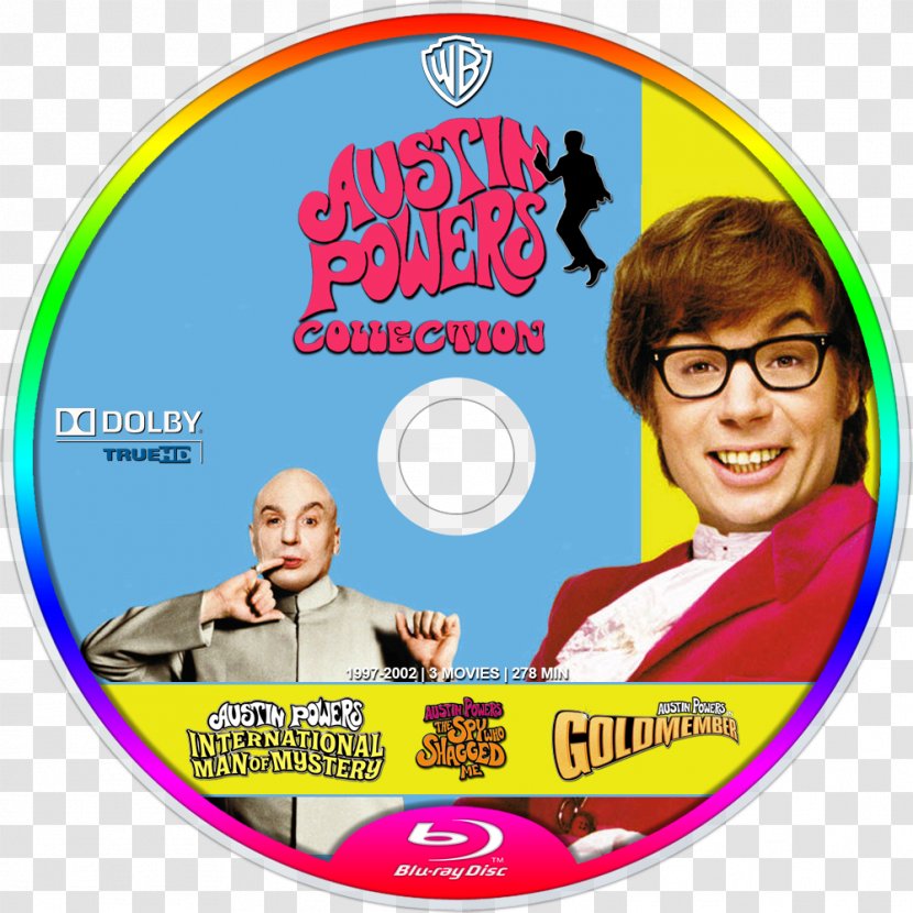 Austin Powers: The Spy Who Shagged Me Film Logo Compact Disc - Recreation - Powers Transparent PNG