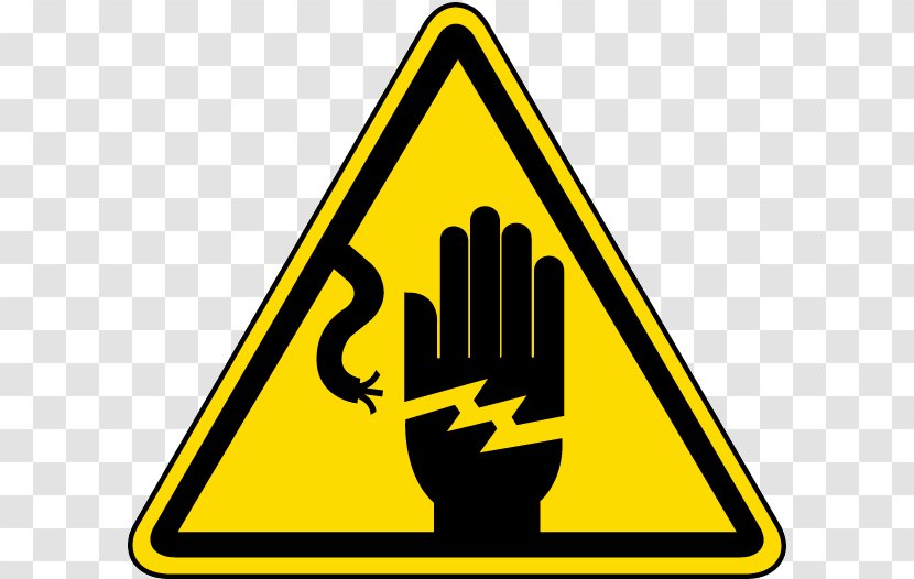 Hazard Symbol Electricity Electrical Injury Safety - Brand - Safe Transparent PNG