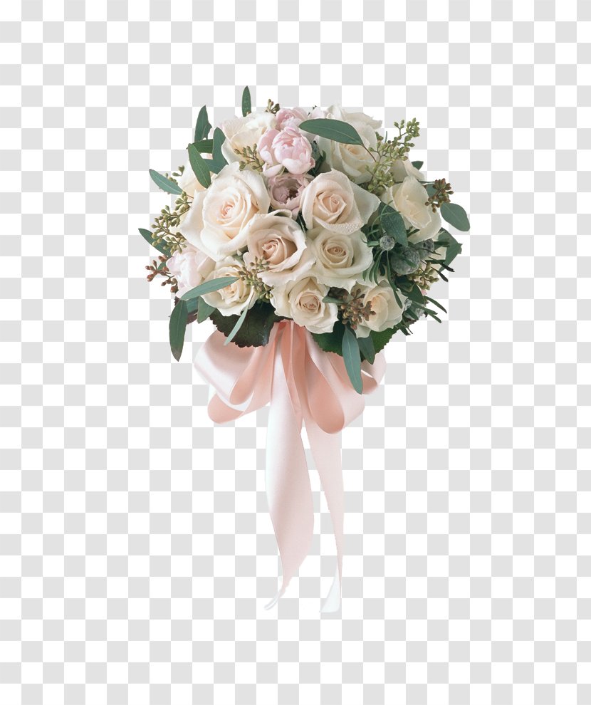 Flower Bouquet Wedding Cut Flowers Desktop Wallpaper - Garden Roses Transparent PNG